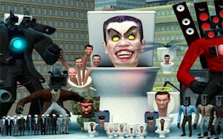 Skibidi Toilet Sliding Puzzle Game