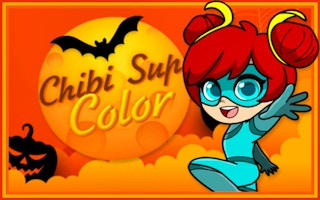 Chibi Superhero Coloring Game