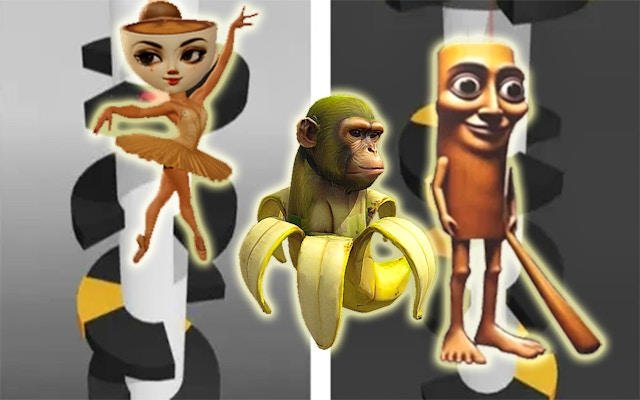 Brainrot Helix Twistcore - Arcade Dropper Game