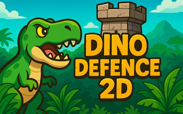 Dino Defence 2D - Tower Defense Game