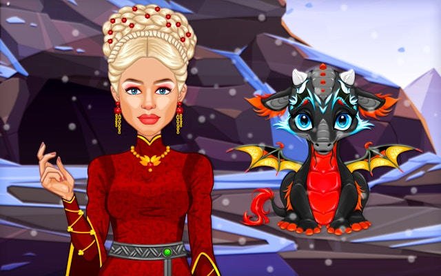 Ancient Dragons Princess Dress Up Game