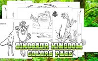 Dinosaur Kingdom Coloring Pages Game