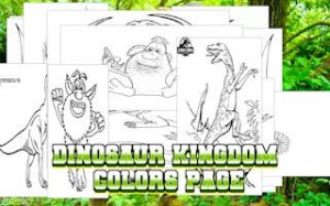 Prehistoric Coloring Book Journey