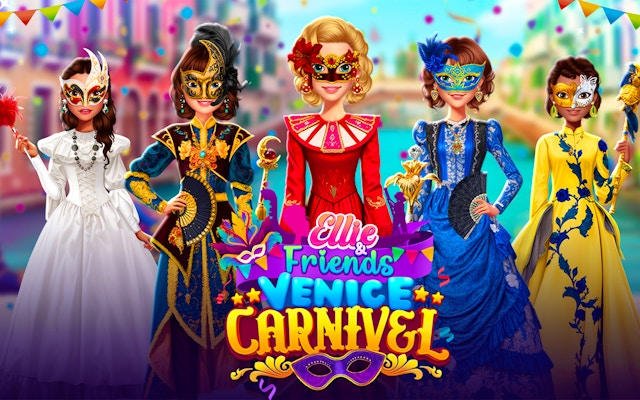 Ellie and Friends Venice Carnival Dress Up Game
