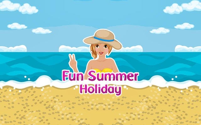 Fun Summer Holiday Dress Up Game