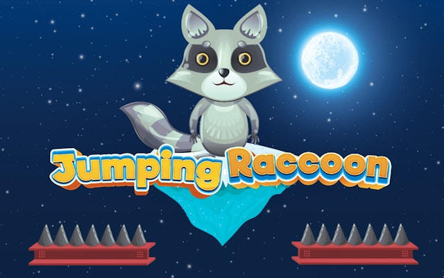 Jumping Raccoon - Free Online Platformer Game