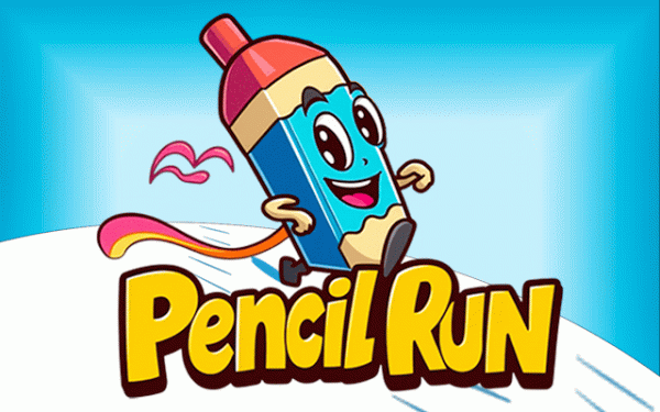 Pencil Runner Colorful Trek