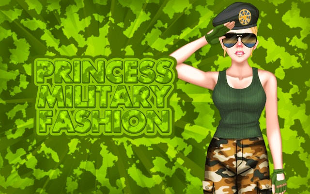 Princess Military Fashion - Army Style Dress Up Game