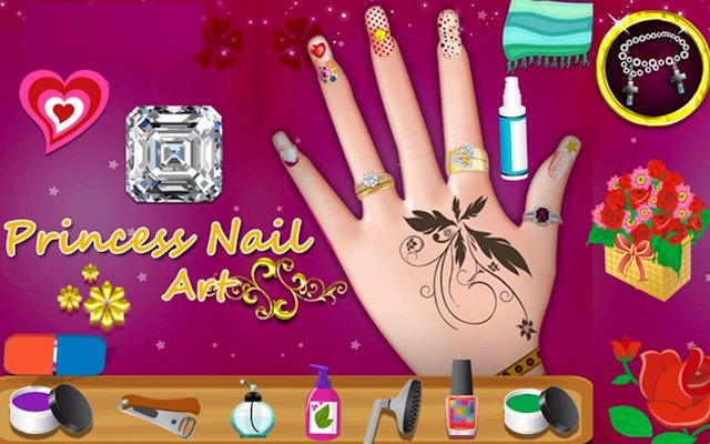Princess Nail Art Salon - Manicure & Pedicure Game