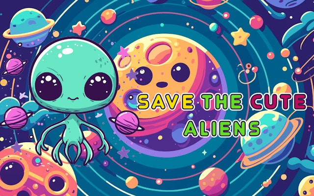 Save The Cute Aliens - Match 3 Puzzle Adventure