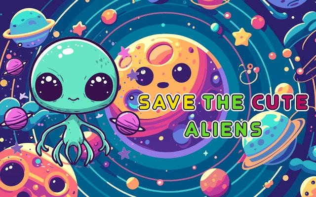 Save The Cute Aliens - Match 3 Puzzle Adventure