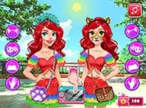 Animal Trends Social Media Adventure Dress Up Game
