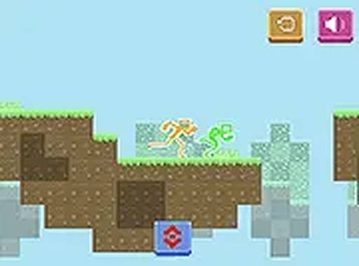 Stickmans Pixel World Online Arcade Game