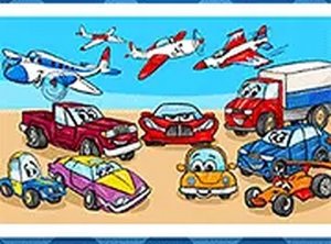 Transports Differences Online Puzzle Game - Spot the Difference