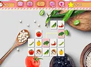 Vegetables Mahjong Connection Online Puzzle Game