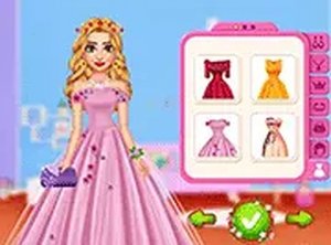 Spring Blossoms Dress Up Game