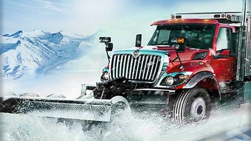 Winter Road Clear Truck